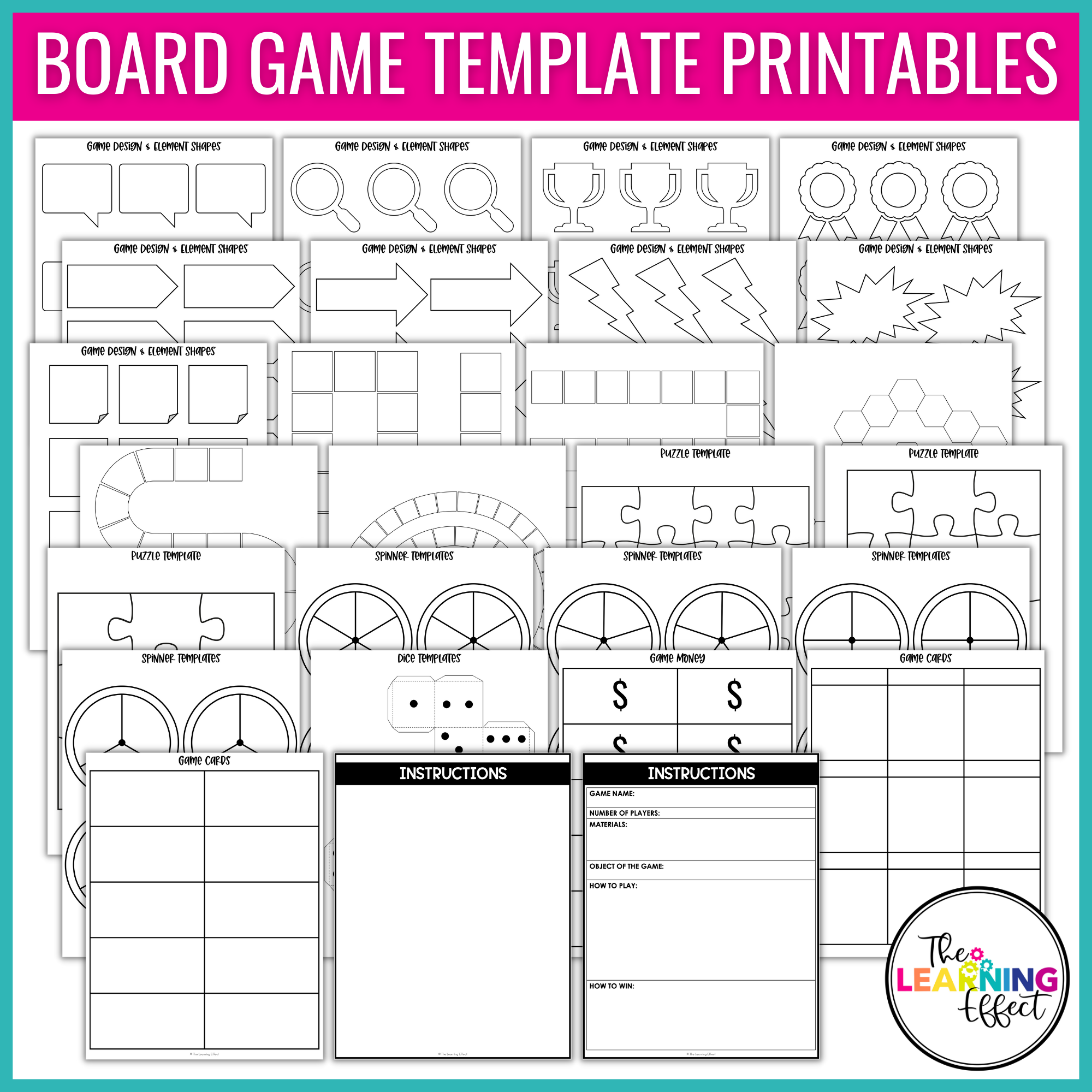 How to Create Your Own Online Board Game  Board game template, Board games,  Book report projects