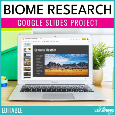 Biome Ecosystem Research for Google Slides Project and Presentation