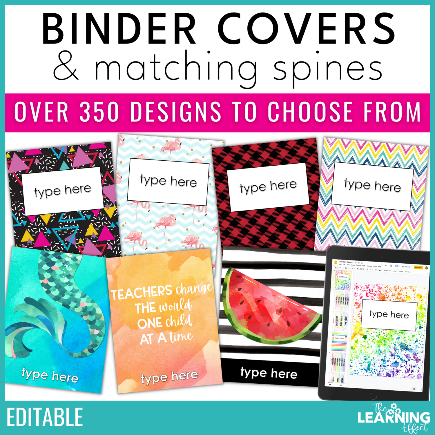 Free editable printable notebook covers