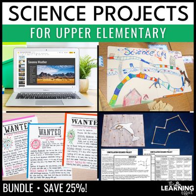 Science projects for upper elementary | research activities for 4th 5th 6th