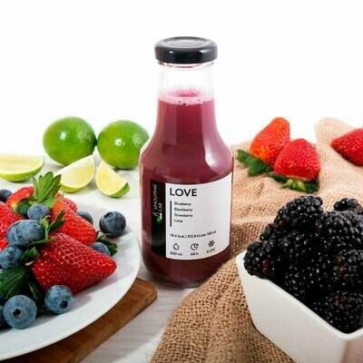 Love (Blueberry, Blackberry, Strawberry, Lime Juice)
