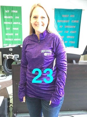 #23 Shirts Badger Sport Blend Ladies 1/4 Zip