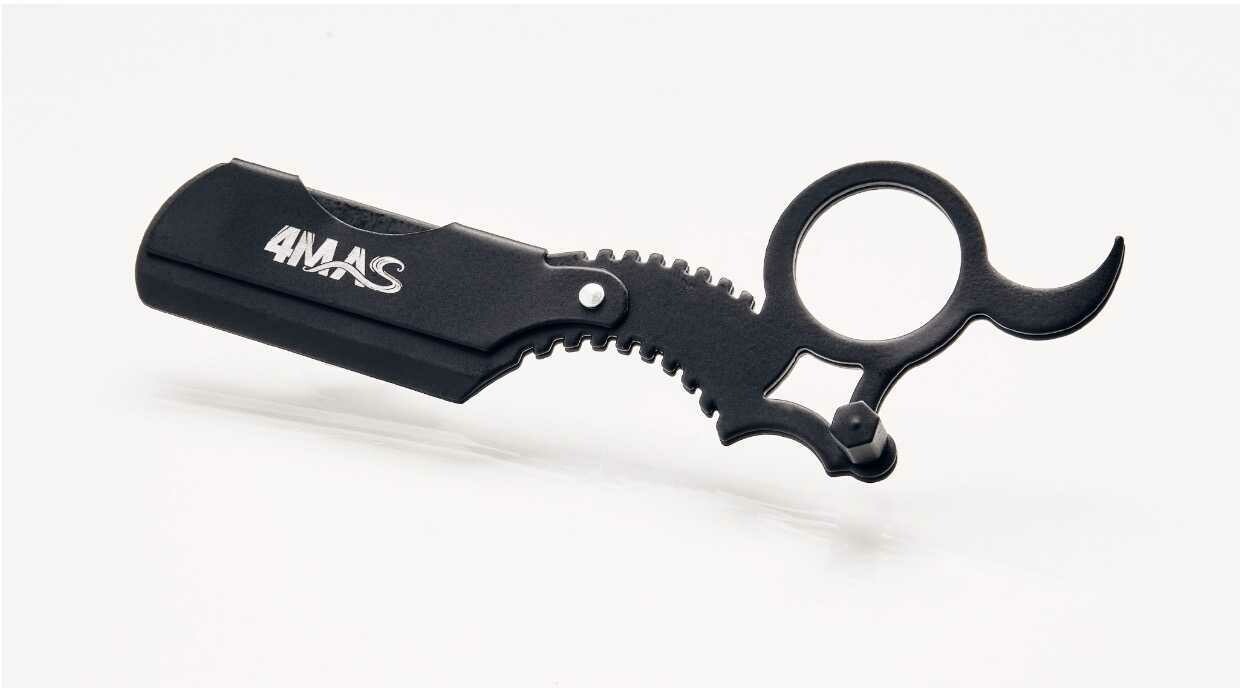 4MAS Black Single Loop Razor Holder 4MAS Black Single Loop Razor Holder