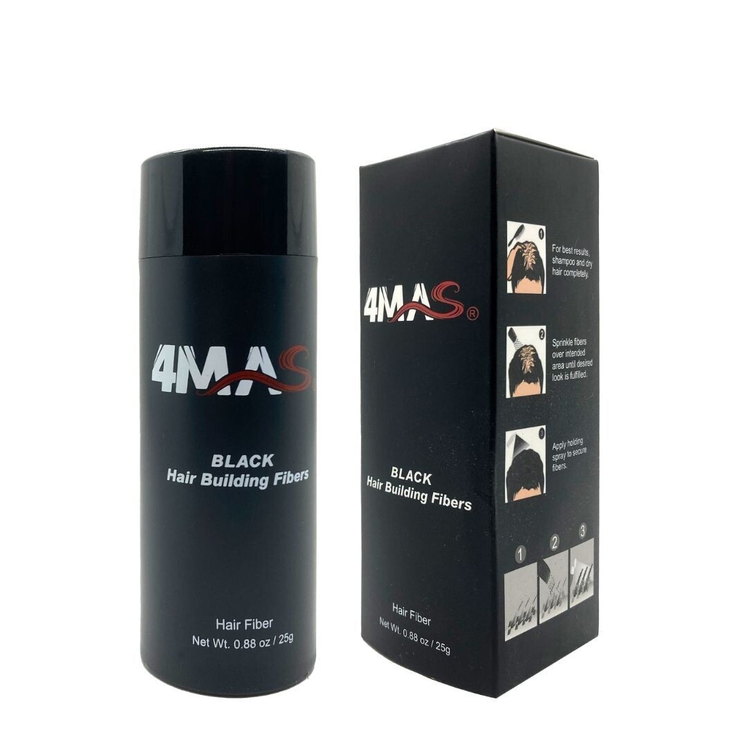 4MAS Hair Building Fibers (Black)