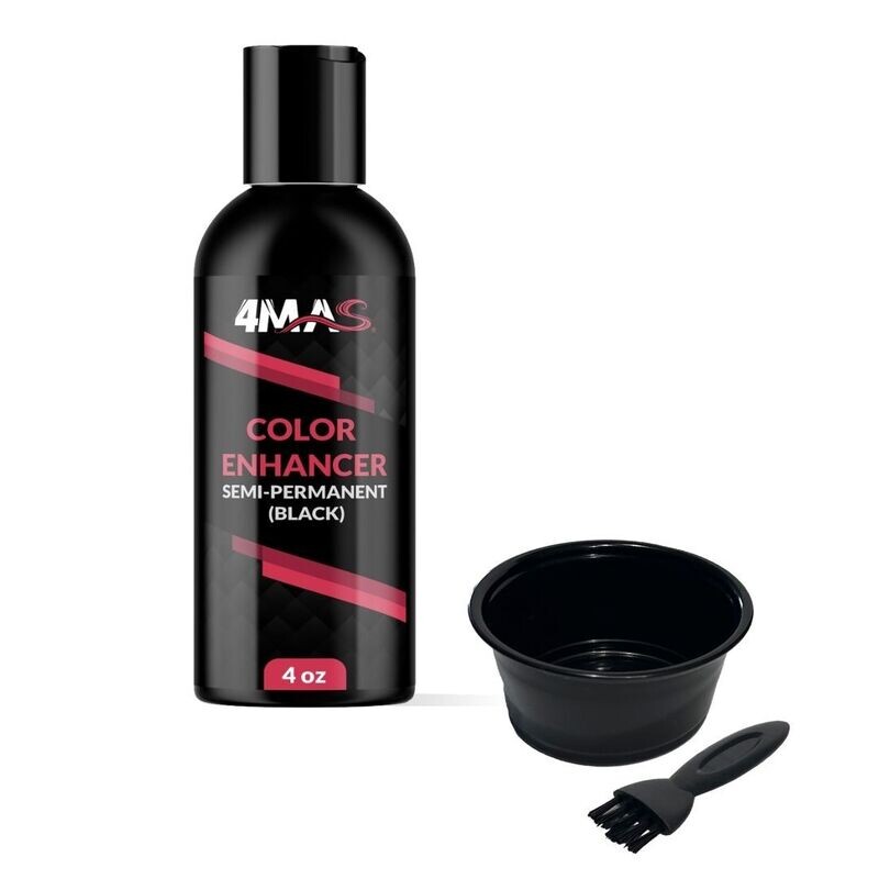 4MAS Semi-Permanent Color Enhancer (Black) 4oz