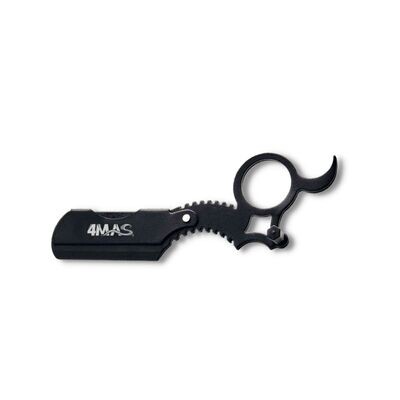 4MAS Black Single Loop Razor Holder