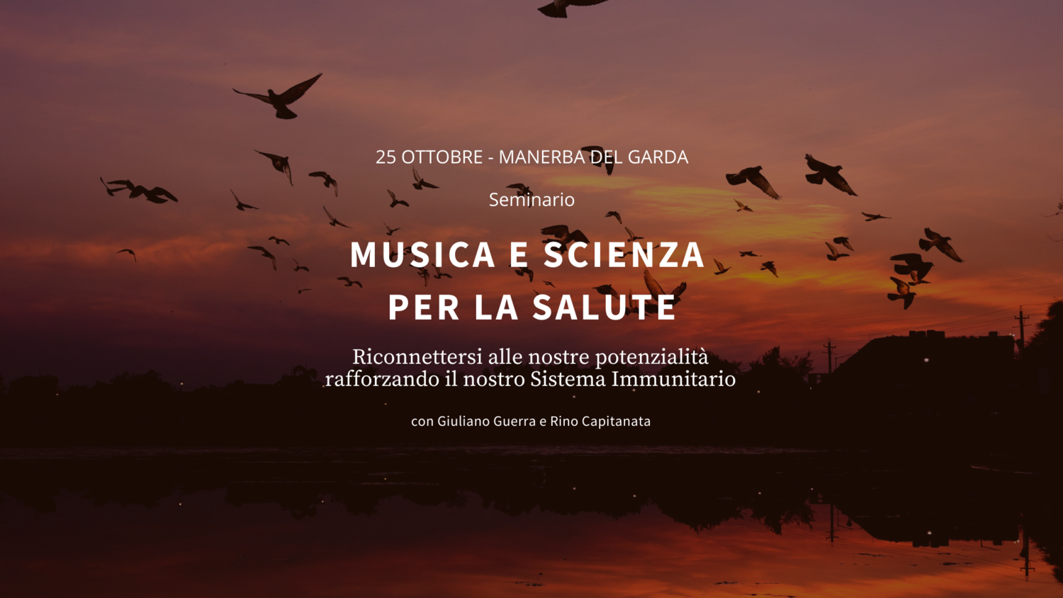 Seminario: Riconnettersi alle Nostre Potenzialità Rafforzando il Nostro Sistema Immunitario Seminario: Riconnettersi alle Nostre Potenzialità Rafforzando il Nostro Sistema Immunitario
