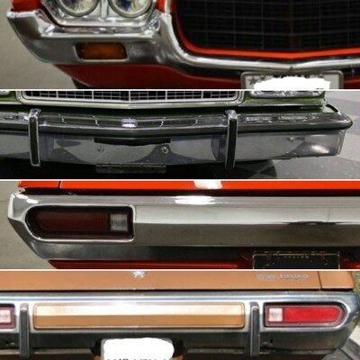 1972-1973 Bumpers, Brackets and Hardware