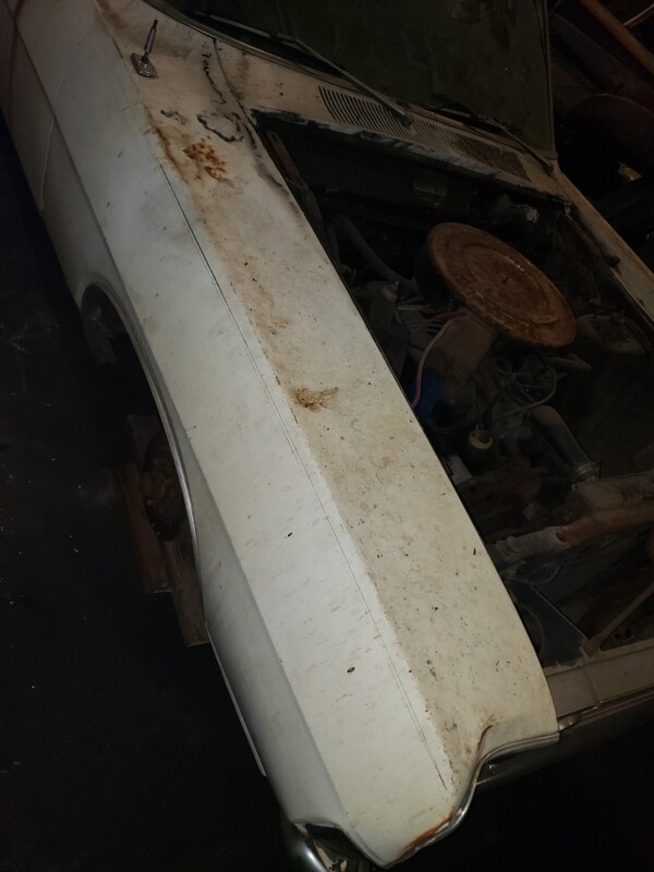 1968 1969 Ford Torino, Ranchero and Fairlane Front Right Passenger Fender