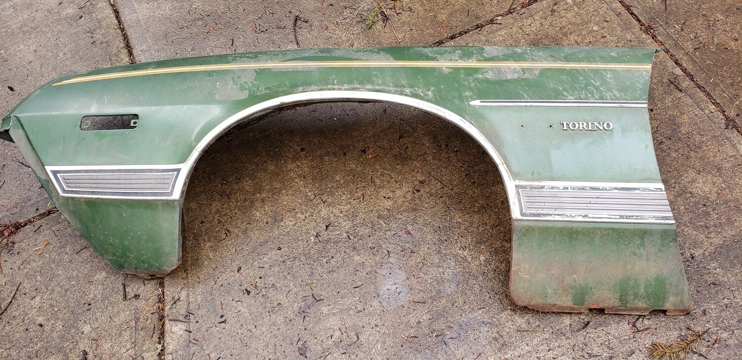 1972 Gran Torino Front Drivers side Left Fender