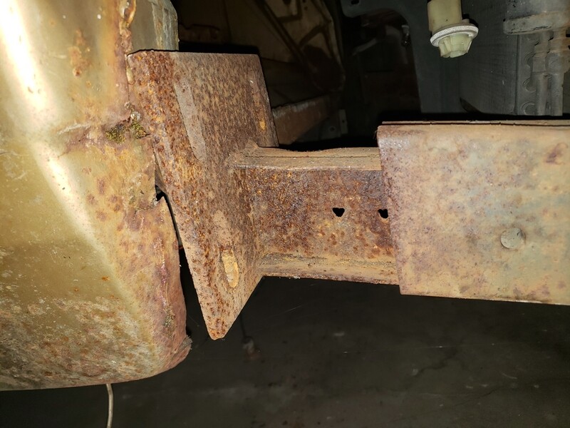 1974-76 Gran Torino Ranchero isolators for front  bumper - Driver Side