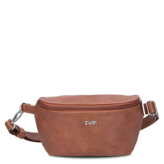 ZWEI Gürteltasche / Bauchtasche / Crossover, MADEMOISELLE.M MH4 cognac