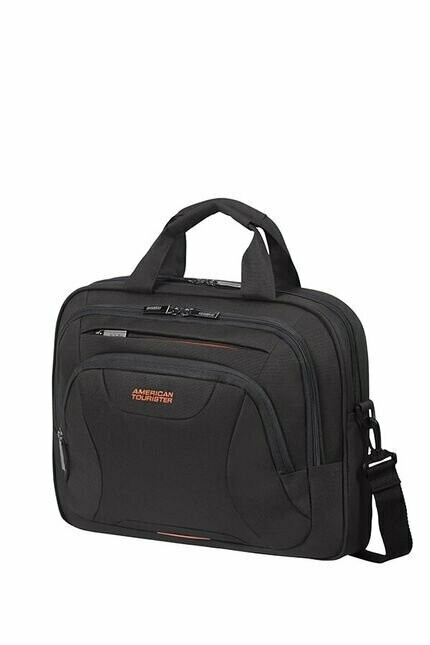 American Tourister Businesstasche / Laptoptasche 13.3" - 14.1" black / orange,  AT Work