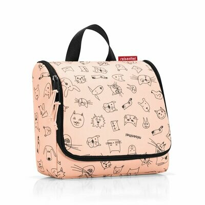 Reisenthel toiletbag/Waschtasche kids, cats and dogs rose