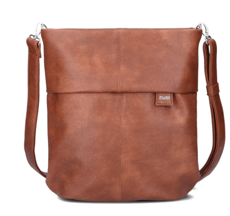 ZWEI Mademoiselle M12, Damenhandtasche, versch. Farben, Farbe: cognac