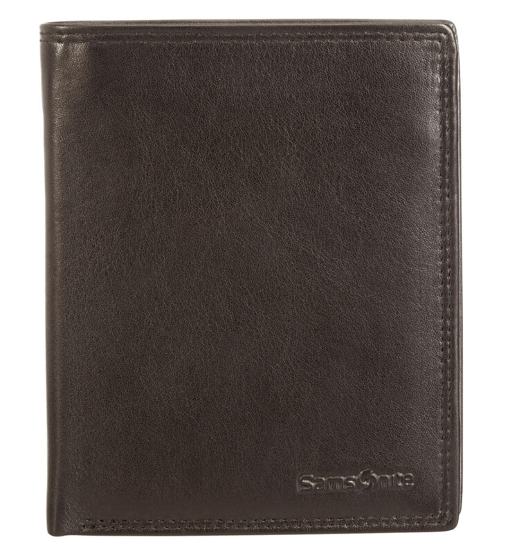 Samsonite Geldbörse, Kombibörse (Hochformat), ATTACK SLG, darkbrown/dunkelbraun