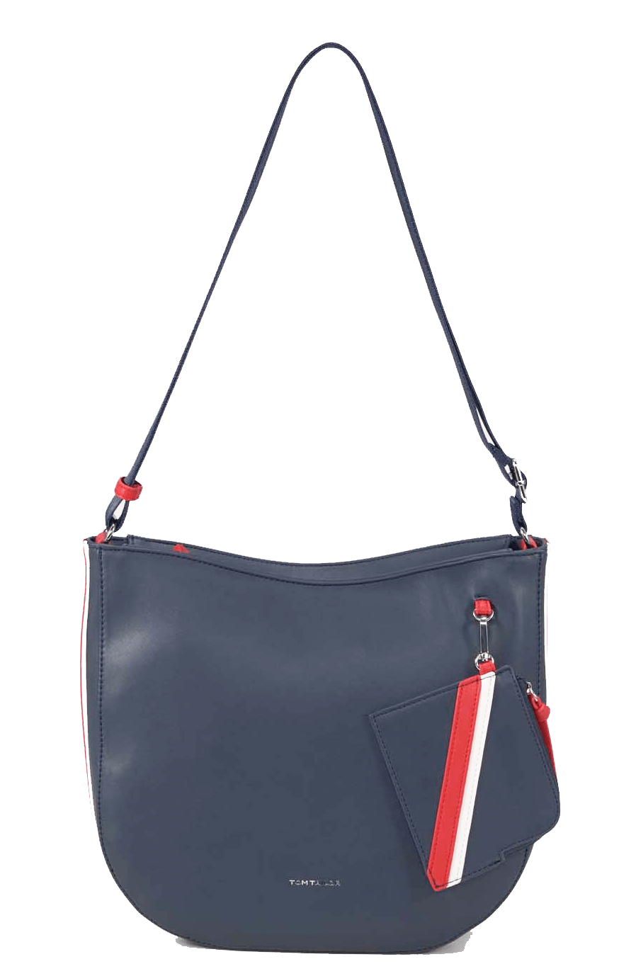 Tom Tailor, große Multi - Pocket Damentasche / Umhängetasche, mixed maritim