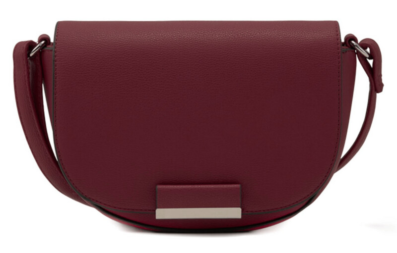 Tom Tailor, gerundete Überschlagtasche - Flap Bag, berry Tom Tailor, gerundete Überschlagtasche - Flap Bag, berry