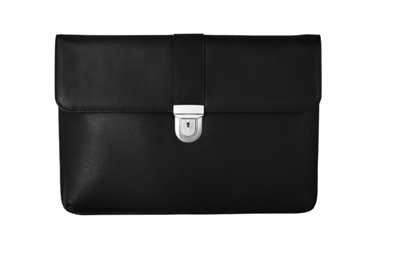 d&n , Schreibmappe, Leder, schwarz d&n , Schreibmappe, Leder, schwarz