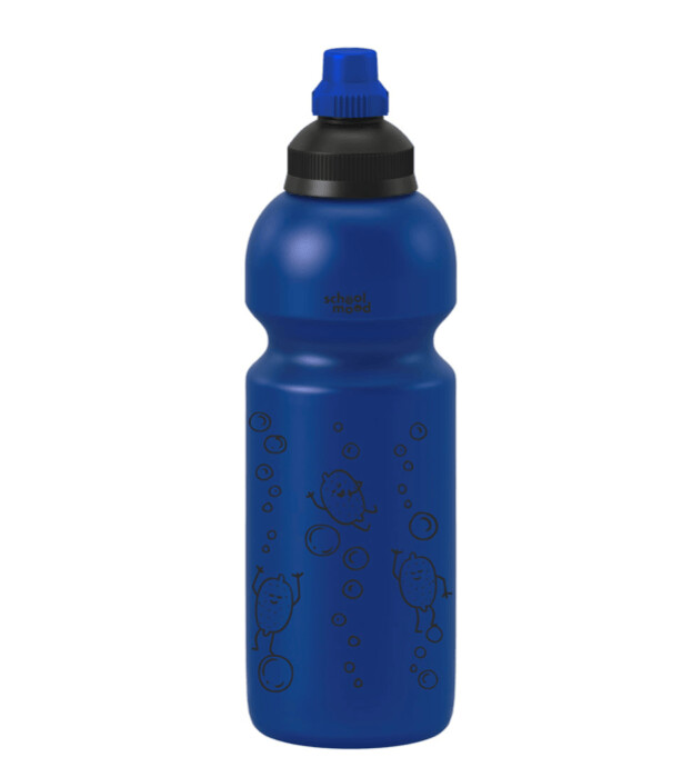 School Mood, Trinkflasche blau, 600ml School Mood, Trinkflasche blau, 600ml