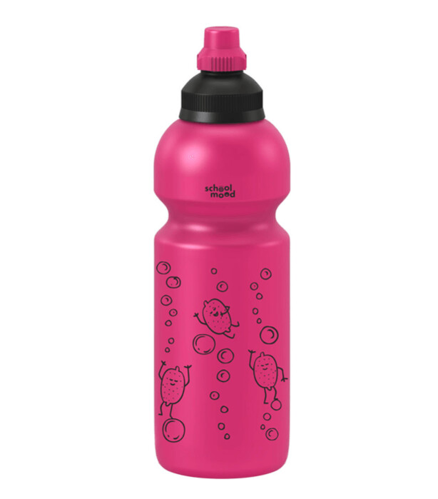 School Mood, Trinkflasche pink, 600ml