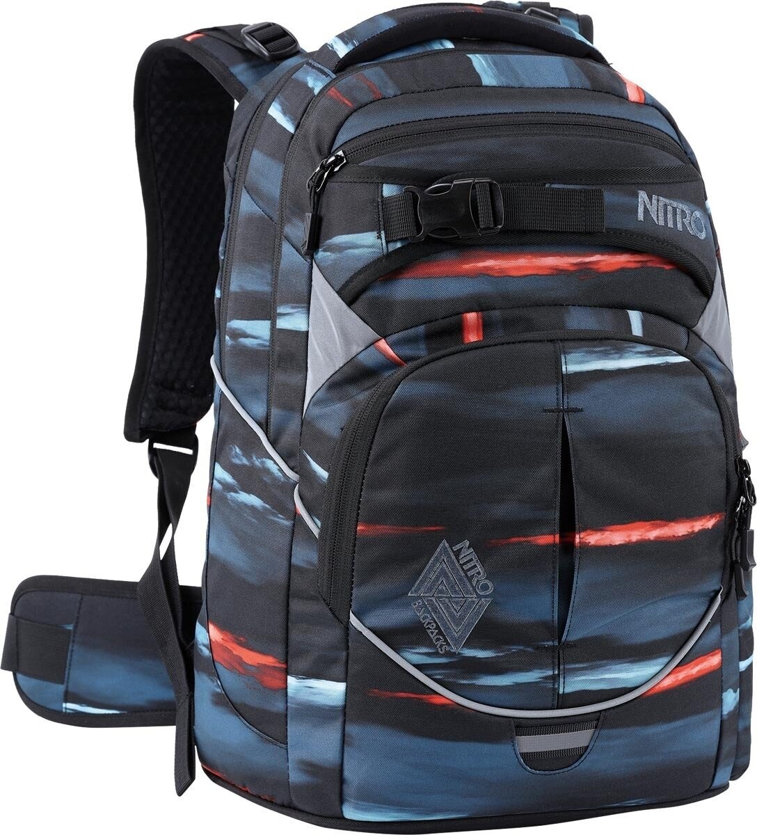 NITRO, Super Hero, Schulrucksack, 30Liter, Acid Dawn