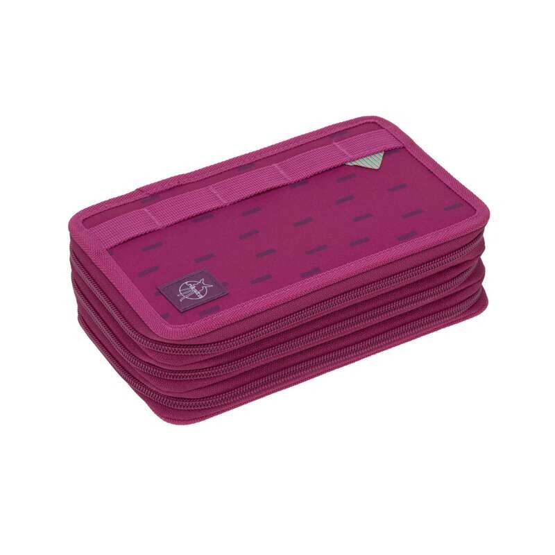 Lässig, Federmäppchen,  Triple Pencil Case, Unique Speckles berry