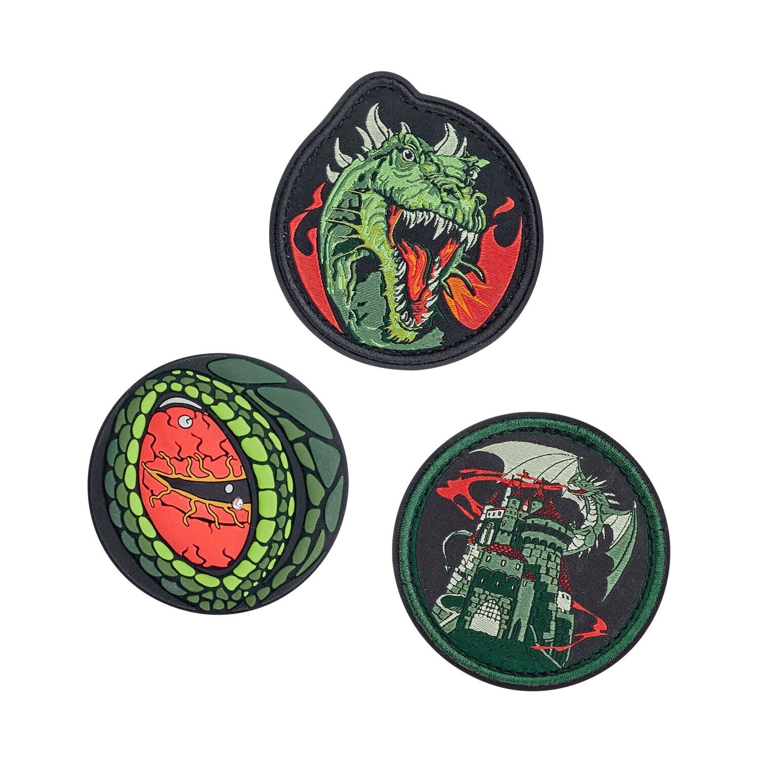 DerDieDas, Wechselbuttons, 3-tlg Set, „BASILISK“