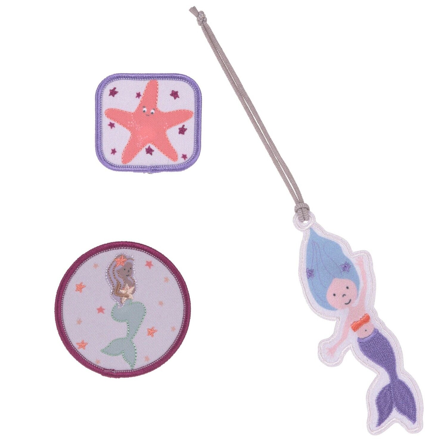 Lässig, School Patches Set, Mermaid