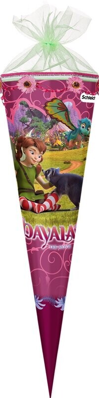 Nestler Zuckertüte, „bayala“ Schleich m.Blumenranke 85cm 12-eckig