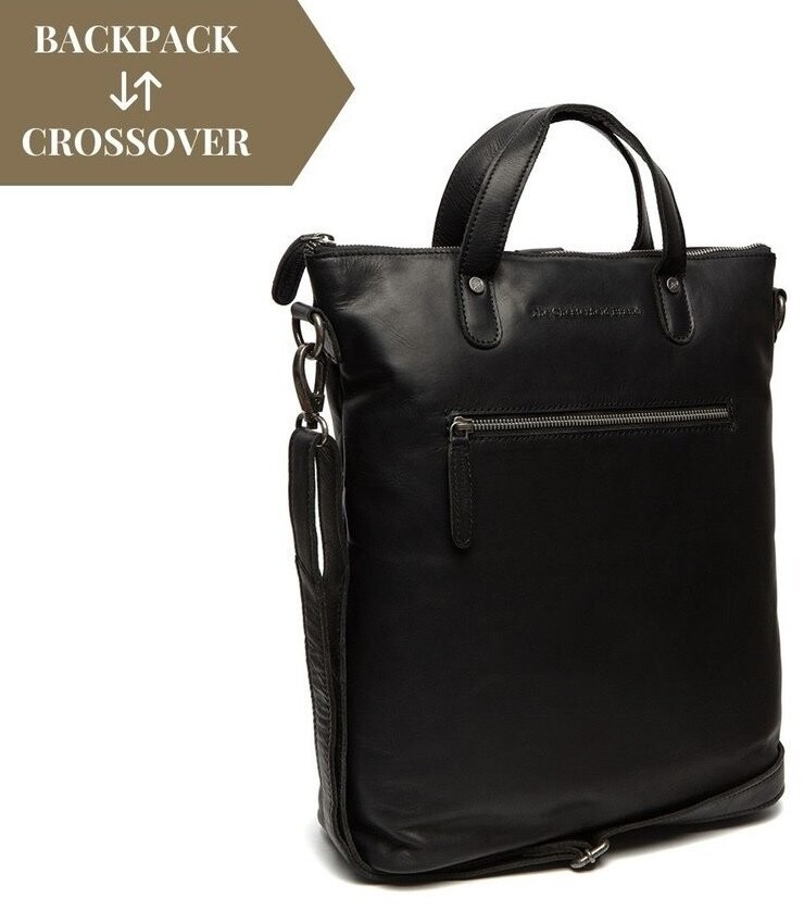Chesterfield, Rucksack *Moscow, Waxed Pull Up, schwarz