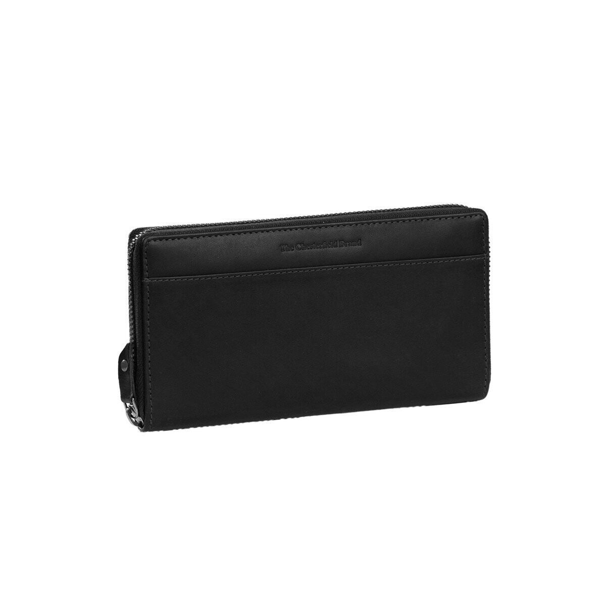 Chesterfield, Damenbörse *Halle, Waxed Pull Up, schwarz