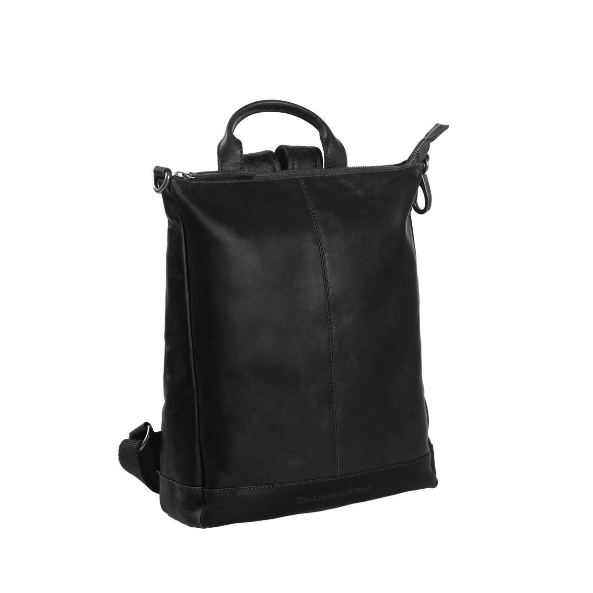 Chesterfield, Rucksack *Saar, Waxed Pull Up, schwarz