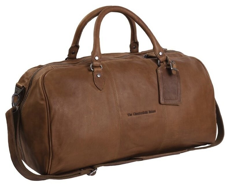 Chesterfield, Reisetasche *William, Waxed Pull Up, cognac