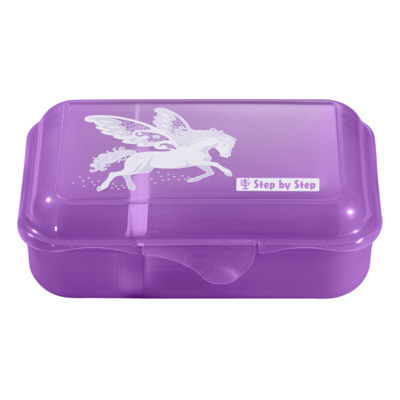 Step by Step, Lunchbox / Brotdose,  DREAMY PEGASUS SHADOW, GRATIS Personalisierung