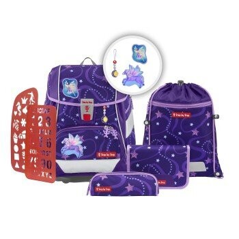 Step by Step, 2in1 Plus,  Schulranzen-Set, 6 teilig, PEGASUS EMILY