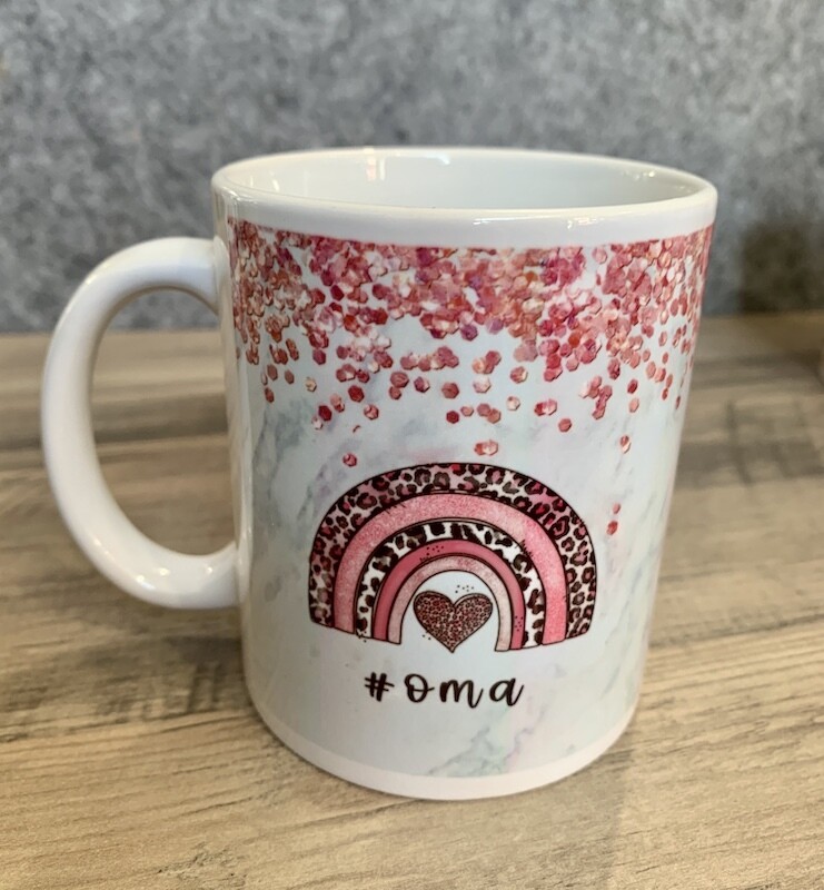 Tasse aus Keramik , Spruch "Du bist wundervoll", personalisiert