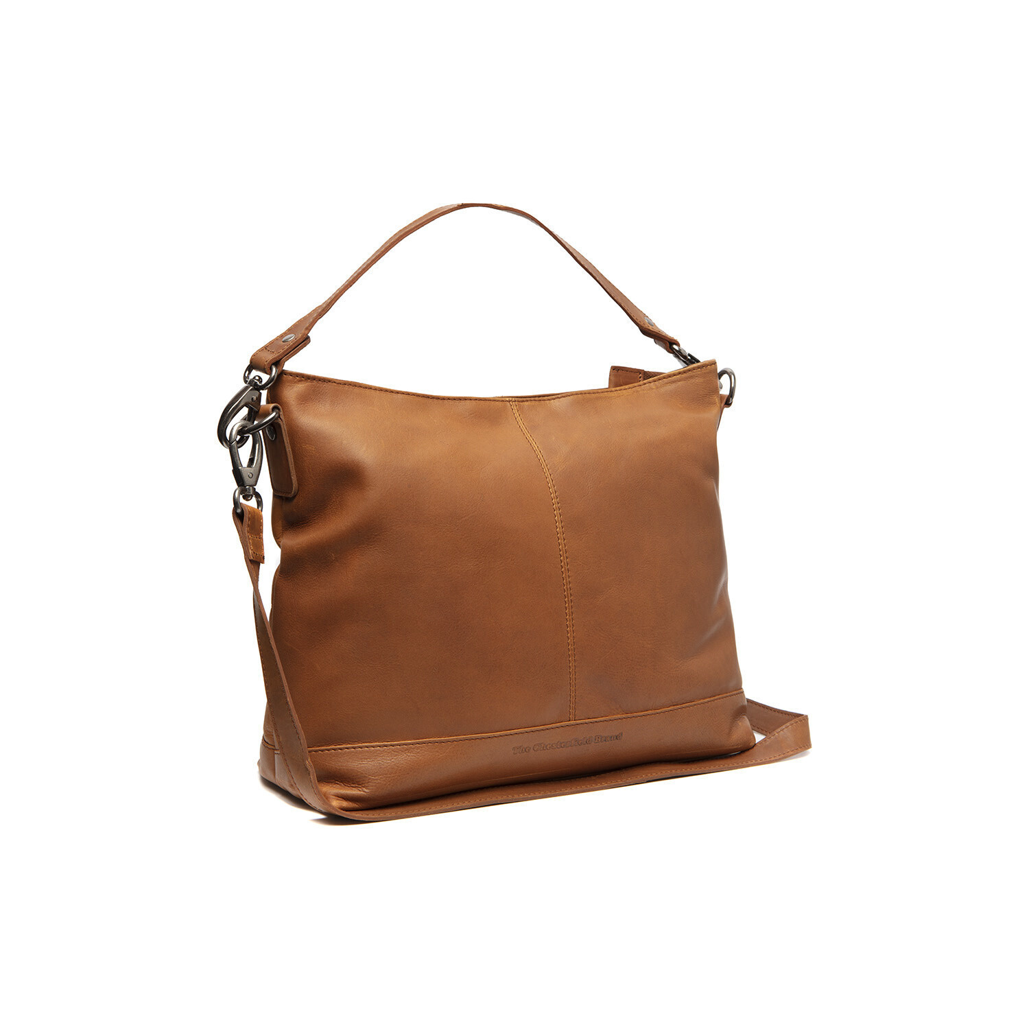 Chesterfield, Schultertasche *Amelia, Waxed Pull Up, cognac