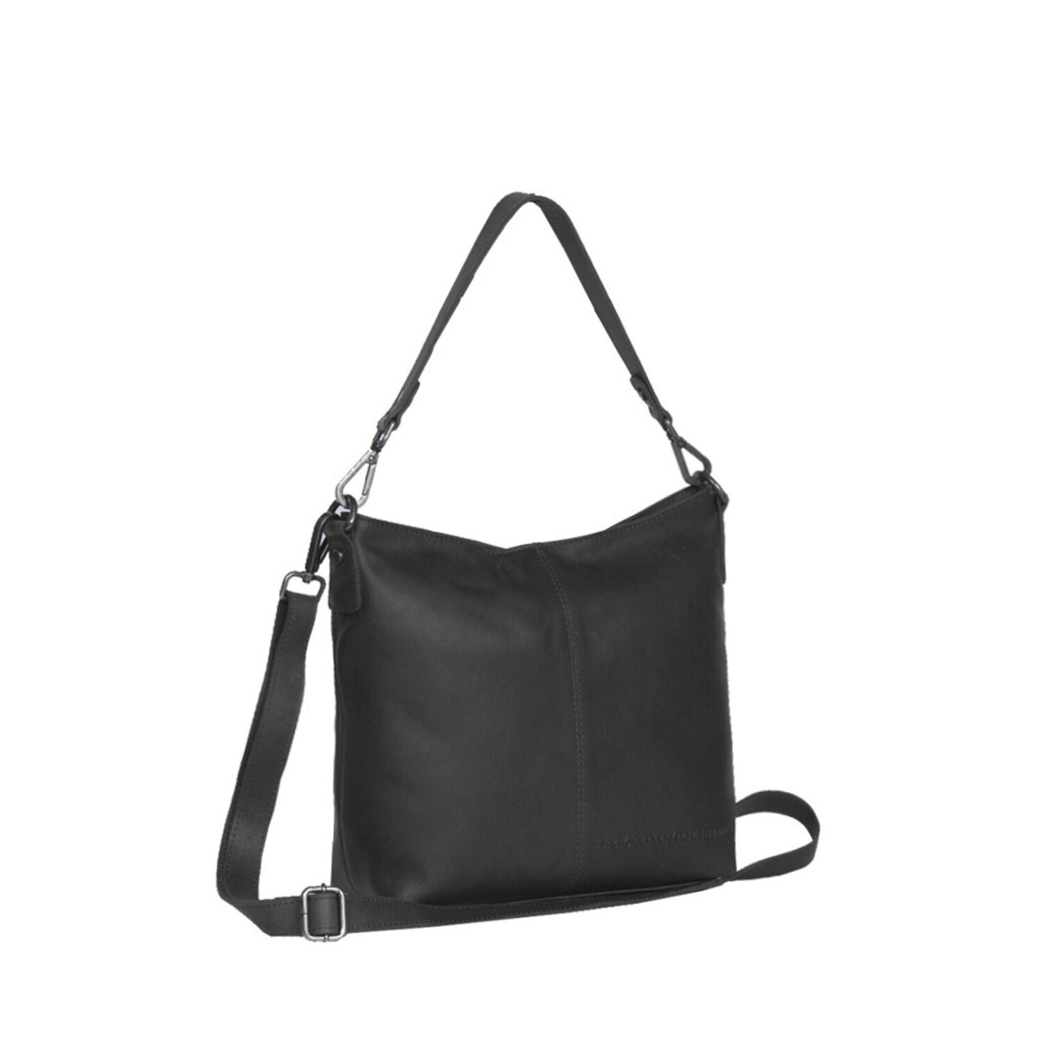Chesterfield, Schultertasche, klein *Jen, Waxed Pull Up, schwarz