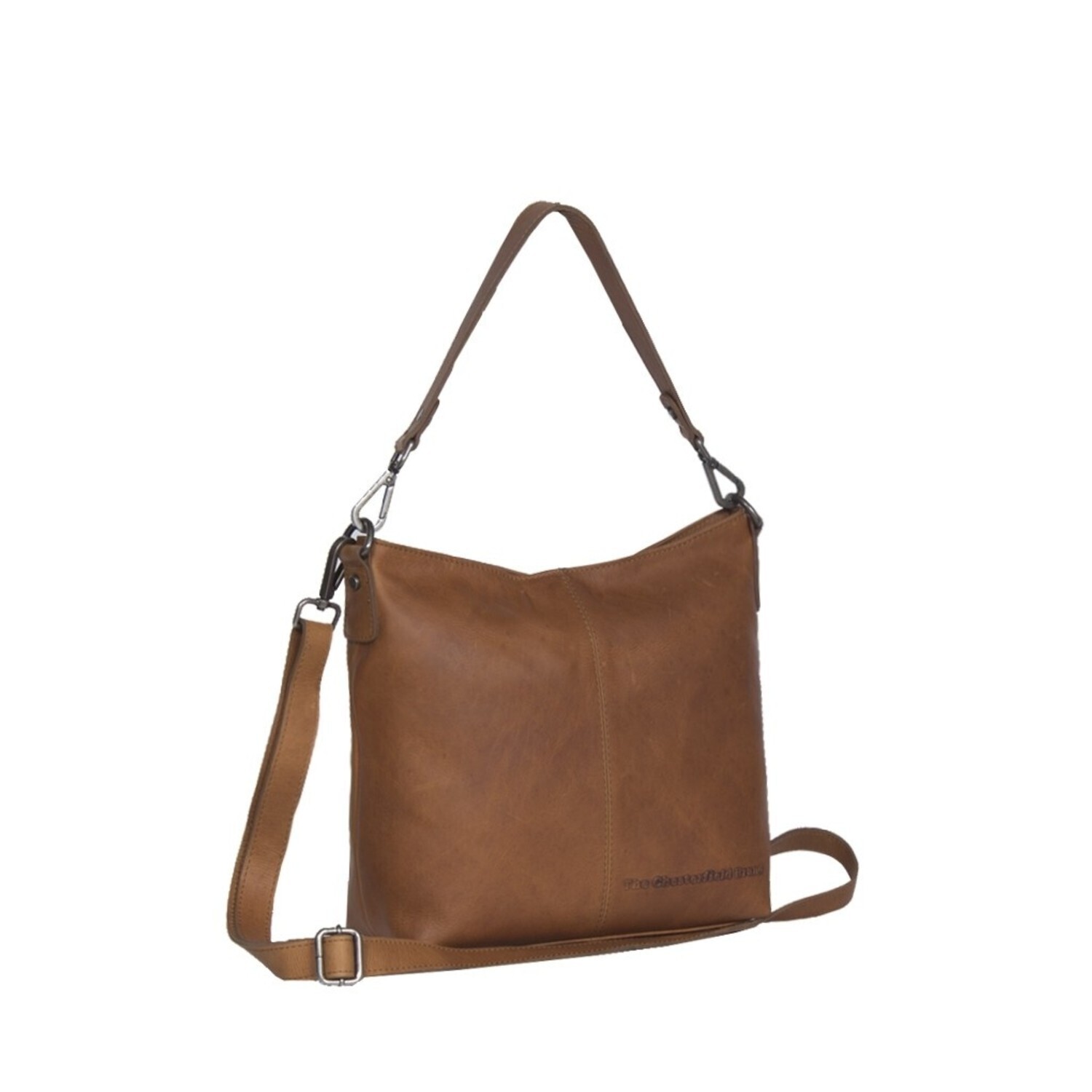 Chesterfield, Schultertasche, klein *Jen, Waxed Pull Up, cognac