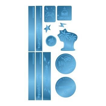 Coocazoo, Sticker - Set, reflektierend, blau