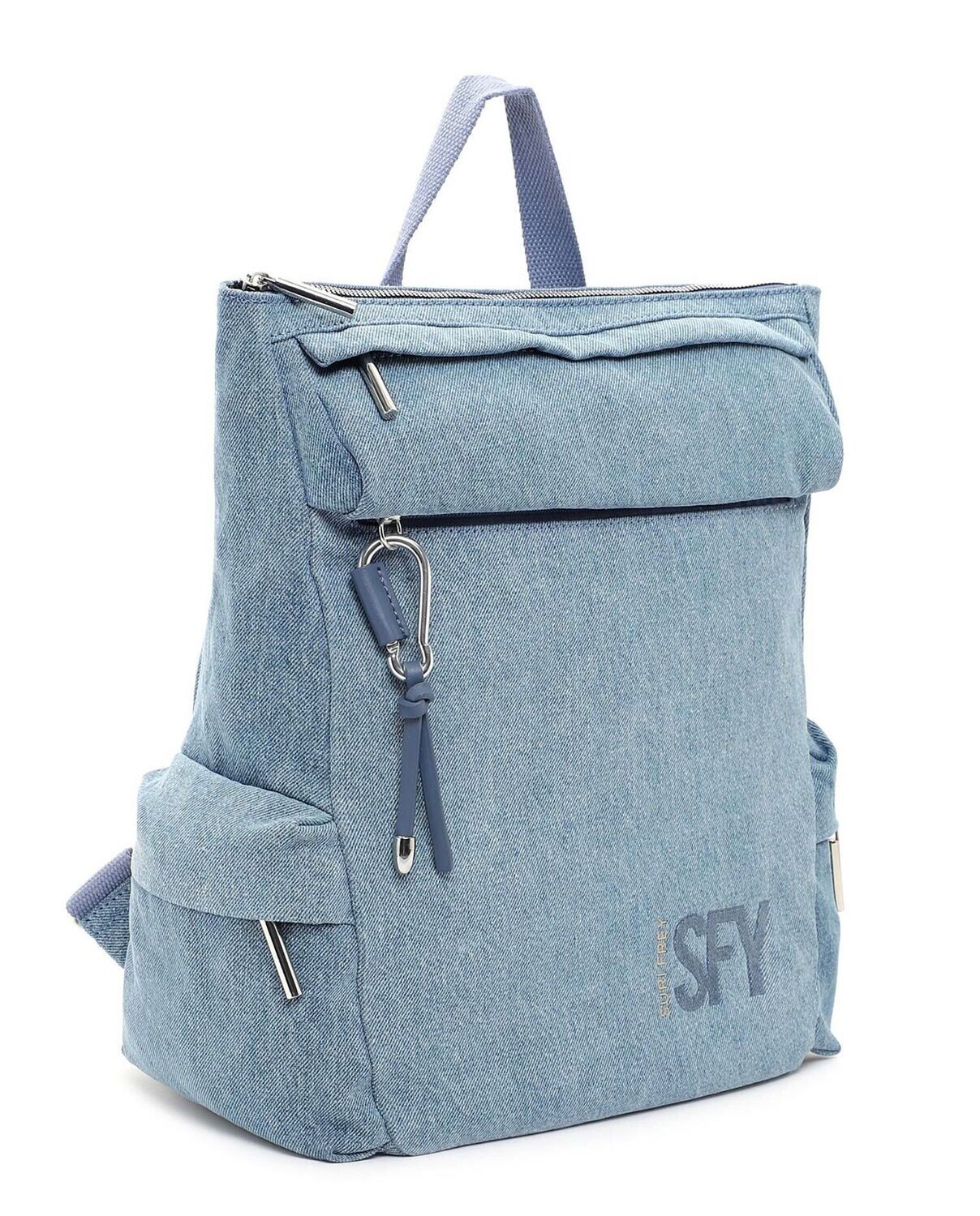 SURI FREY, Rucksack groß *Foxy, jeans blau