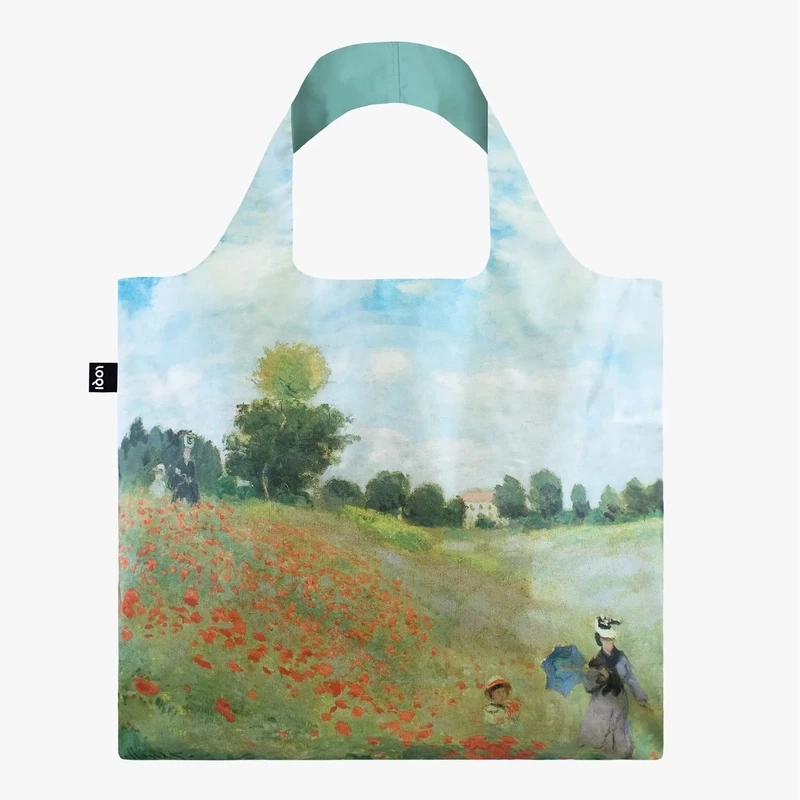 LOQI Claude Monet, Wilde Mohnblume, Faltbeutel LOQI Claude Monet, Wilde Mohnblume, Faltbeutel