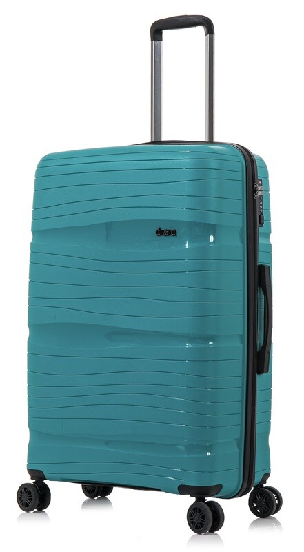 d&n, 4 Rollen Trolley, Polypropylen, Grösse S BORDGEPÄCK (55cm), petrol