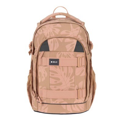 Lässig Origin Bold Schulrucksack Leaves caramel