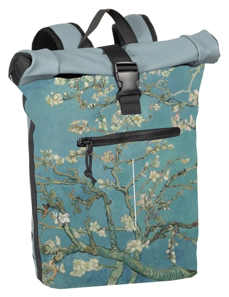 New Rebels® Mart Art - New York Almond Blossoms Rolltop Backpack 16L