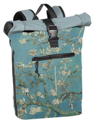 New Rebels® Mart Art - New York Almond Blossoms Rolltop Backpack 16L