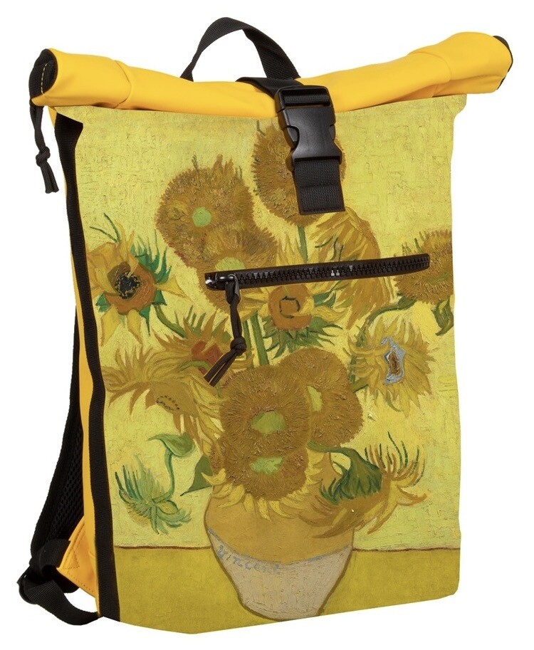 New Rebels ® Mart Art - New York  - Sun Flower - Rolltop Backpack 16L