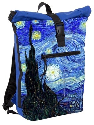 New Rebels ® Mart Art - New York  - Starry Night -Rolltop Backpack 16L