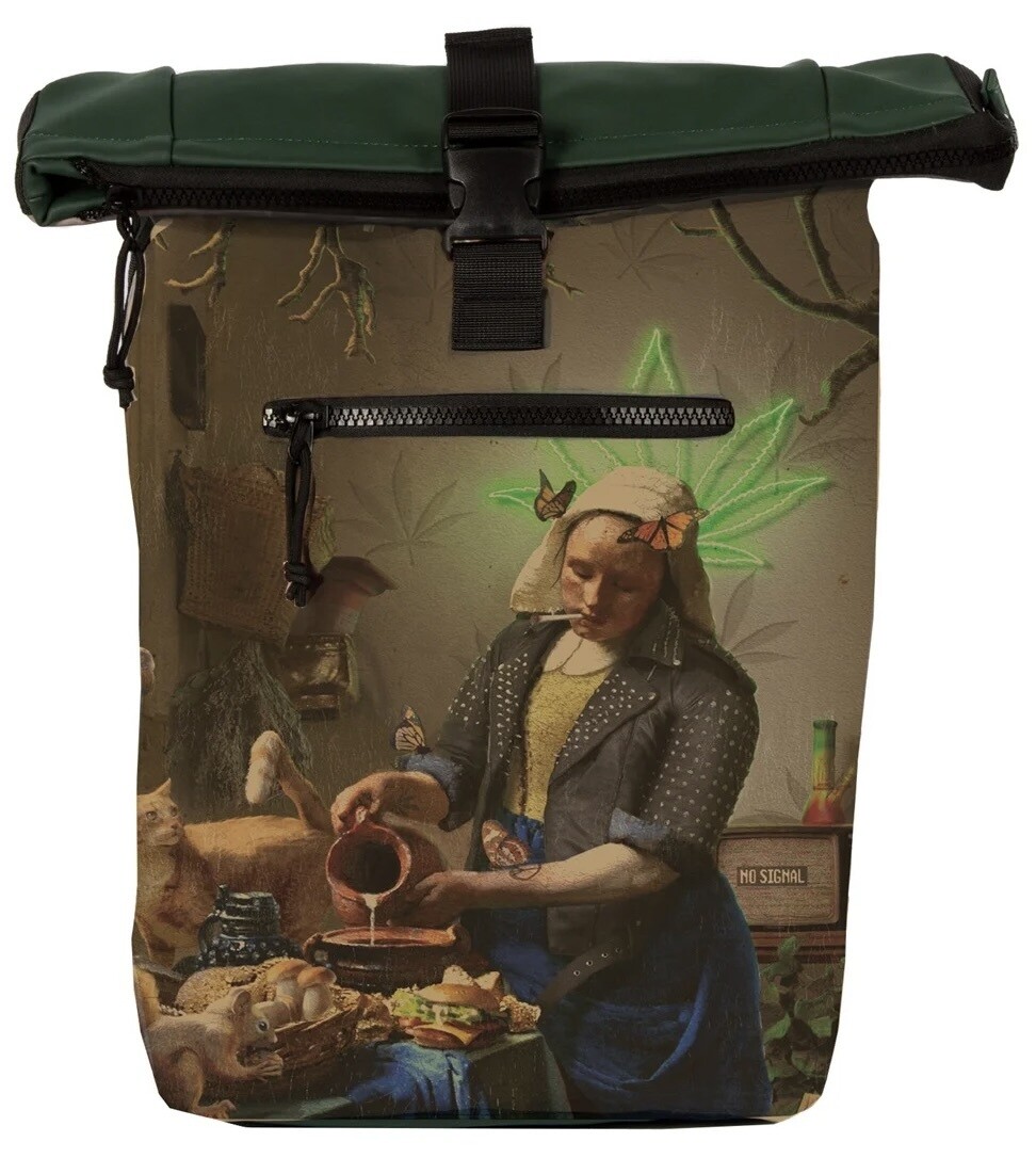 New Rebels ® Mart Art - New York  -Milkmaid- Rolltop Backpack 16L